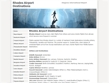 Tablet Screenshot of destinations.rhodes-airport.info